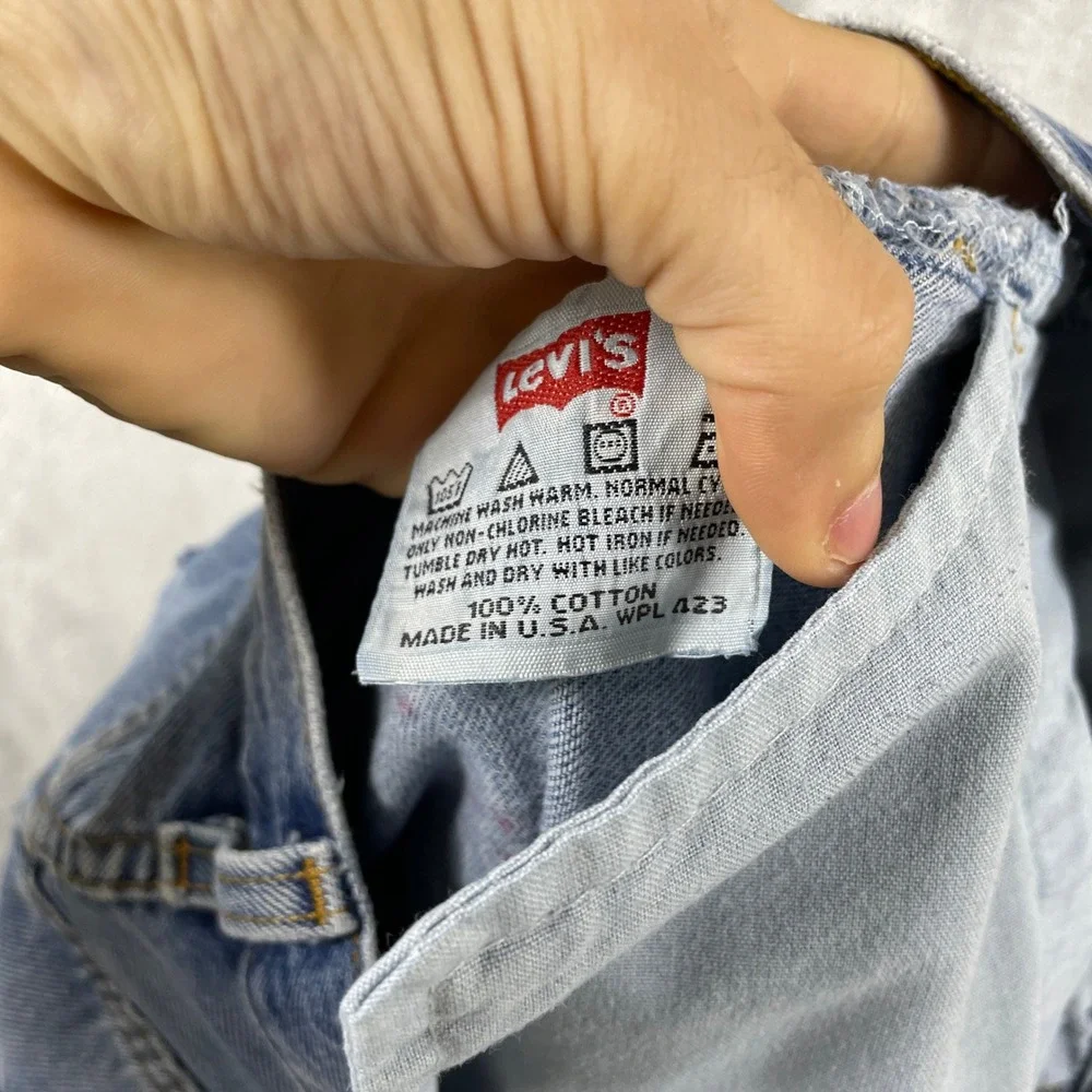 Vintage Levis 501 Jeans Mens 38x30 fits 37 Paint Splatter Distressed Made in USA